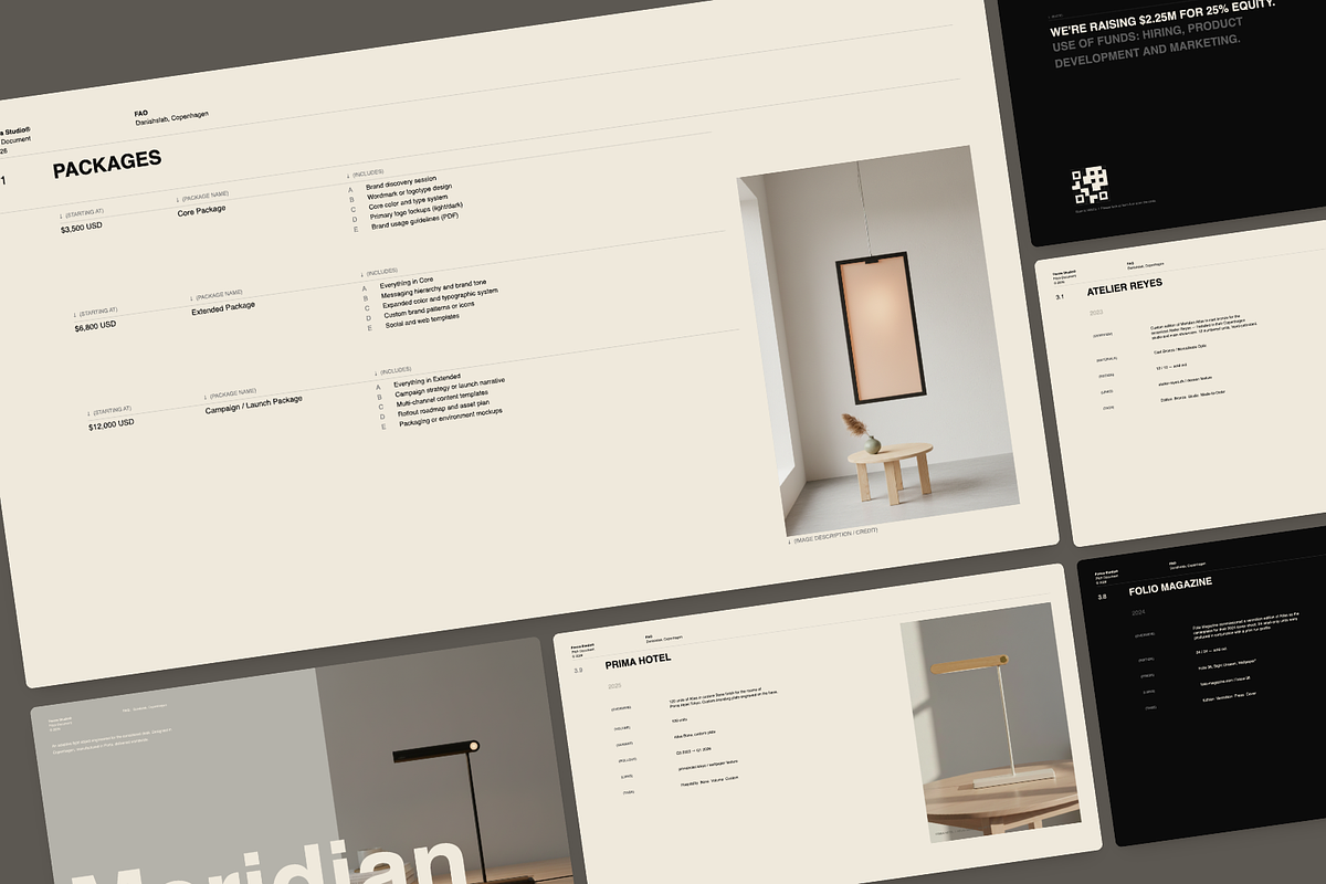 Minimal Brand Pitch Deck Template, a Presentation Template by Oday Noon (Photo 19 of 23)