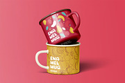 Enamel Mug Mock-up, a Cups & Container Mockup by Se٧enStudio (Thumbnail 2 of 13)