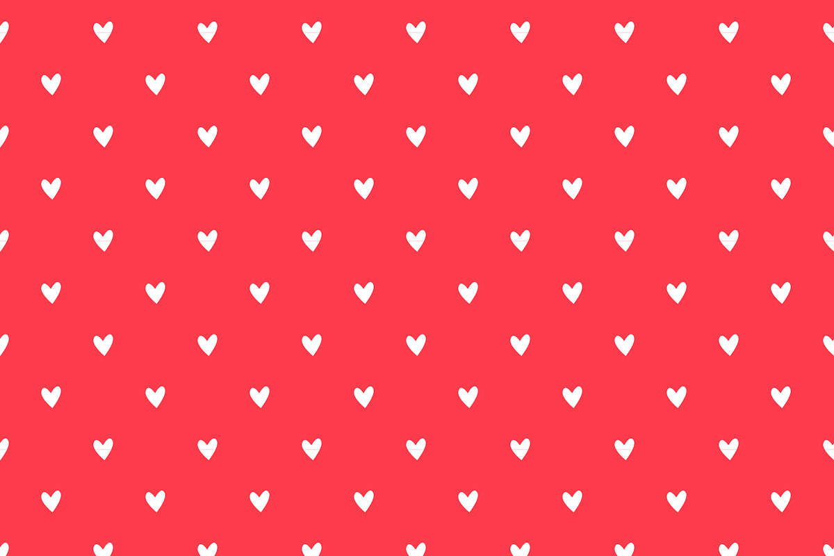 Hearts Valentine's Day print set, a Pattern Graphic by Tati_Kli (Photo 2 of 9)