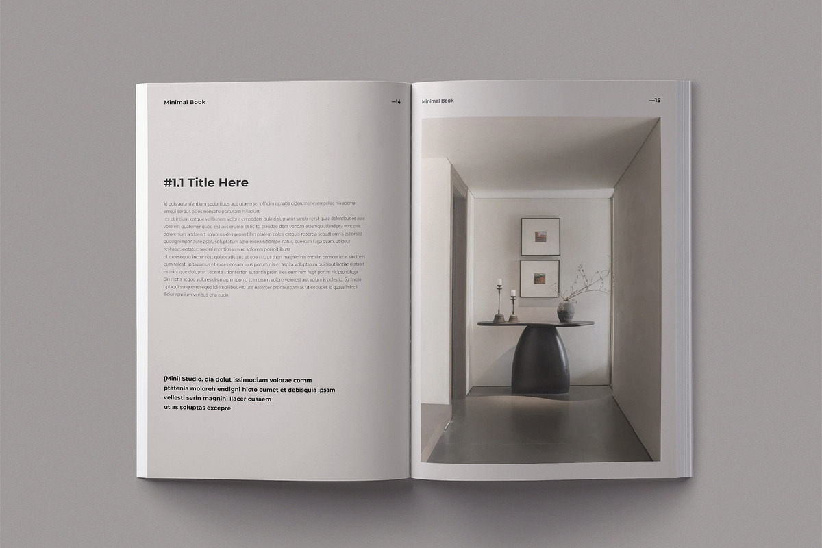 Minimal Editorial Book Layout -Canva, a Magazine Template by TemplateFolio-Shop (Photo 8 of 24)
