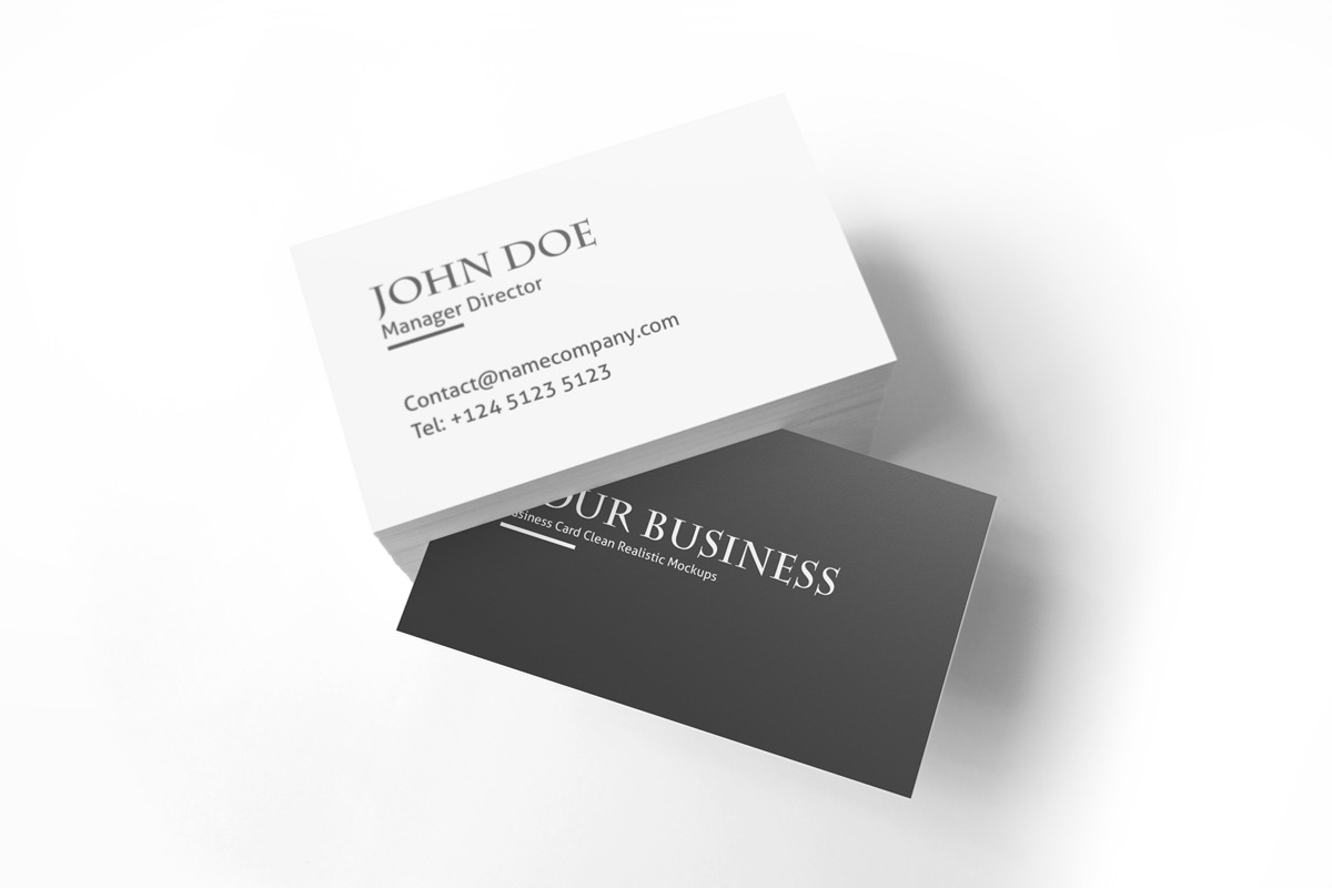 Business Card Mockup, a Business Card Template by resumetemplathttps://d3es (Photo 6 of 8)