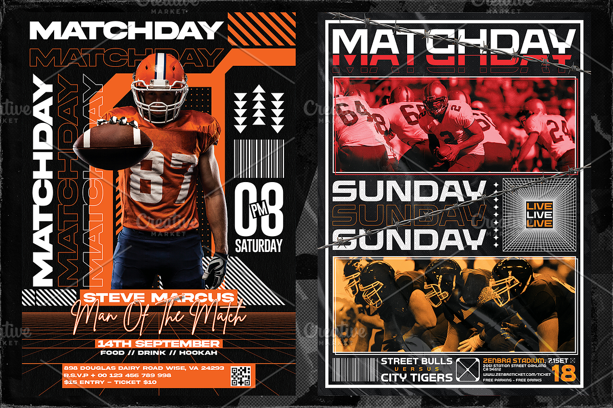 8 Football Flyer Template A4, a Print Template by OnurDemircan (Photo 4 of 5)