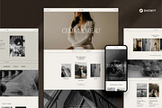 Showit Website Template / Portfolio, a Websites & App Template by The Soft Voice (Thumbnail 1 of 8)