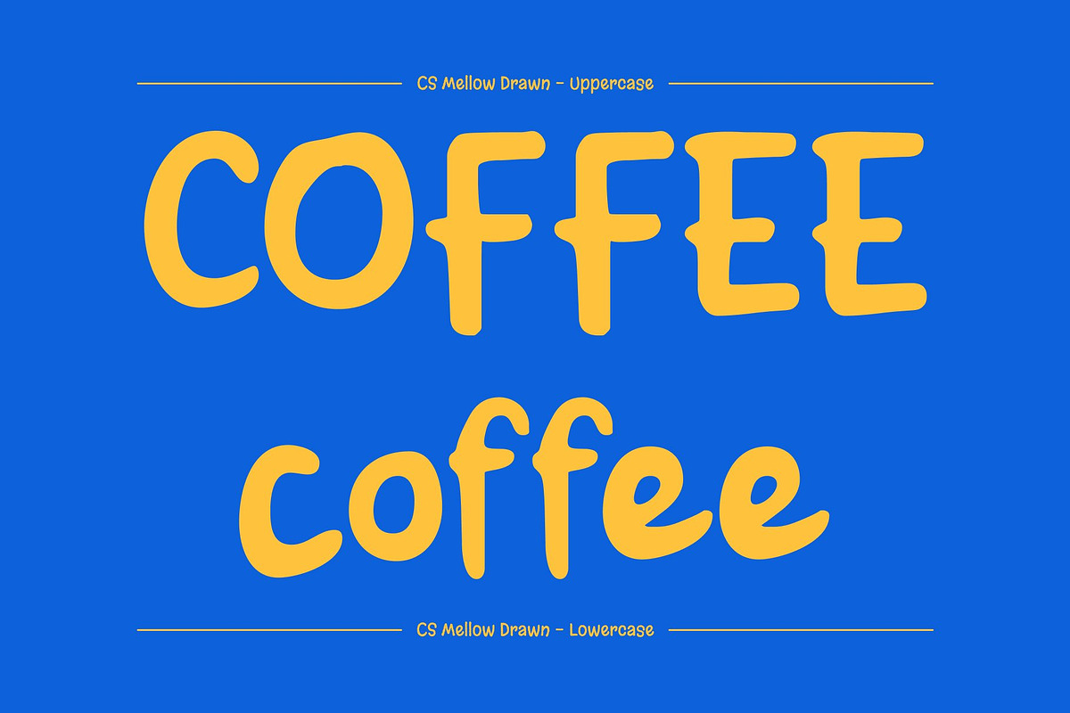 CS Mellow Drawn, a Handwritten Font by Craft Supply Co. (Photo 6 of 8)