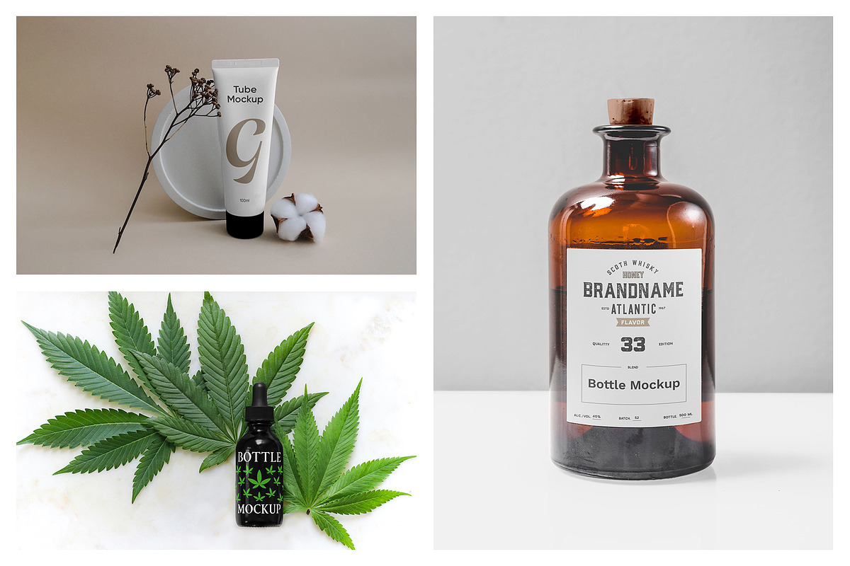 Cosmetic Packaging Bottle Mockups, a Pens & Pencil Mockup by MockupForest (Photo 7 of 11)