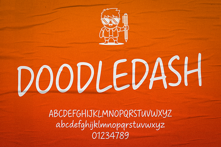 DoodleDash Playful Handwritten Font