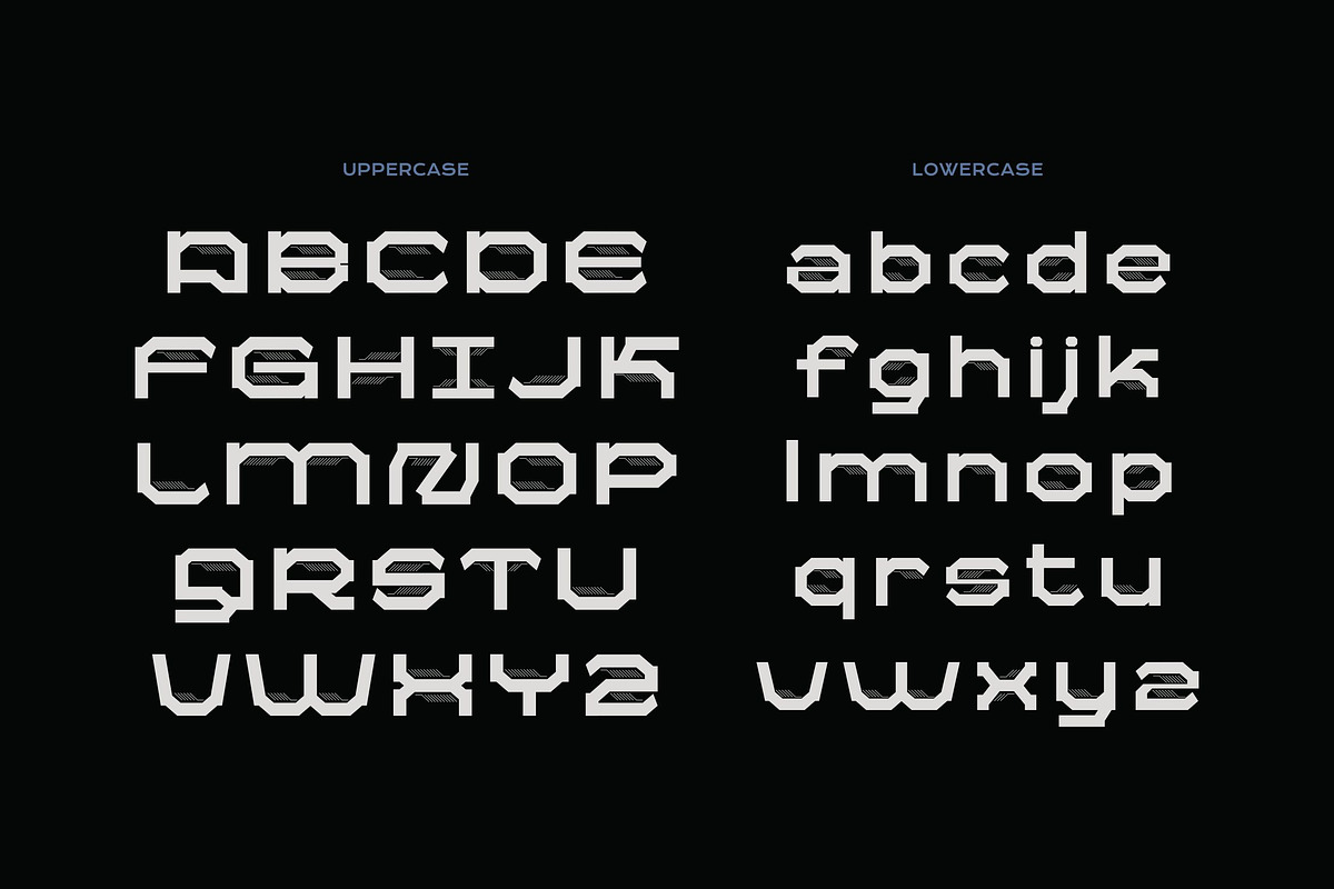 Elons - Industrial Techno Typeface, a Sans Serif Font by Imoodev (Photo 6 of 6)