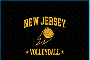 New Jersey Gameday Volleyball Lover, a Graphic by Creativeusart (Thumbnail 2 of 4)