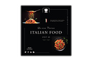 Pasta Salad Flyer Design, a Flyer Template by YUDesignStore (Thumbnail 1 of 6)