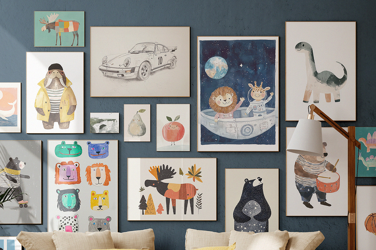 Prints for boys, a Background Graphic by Purple (Photo 2 of 11)