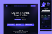 Modern SaaS Landing Page UI Kit, an UI Kit Template by PetersTouch Creative (Thumbnail 6 of 7)