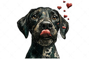 Whimsical Dogs Valentine's Day Png, an Illustration by Craft Nest (Thumbnail 4 of 9)