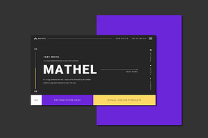 MATHEL Powerpoint Template