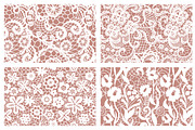 8 Lacy seamless vector patterns, a Pattern Graphic by tamara.comotomka (Thumbnail 2 of 6)