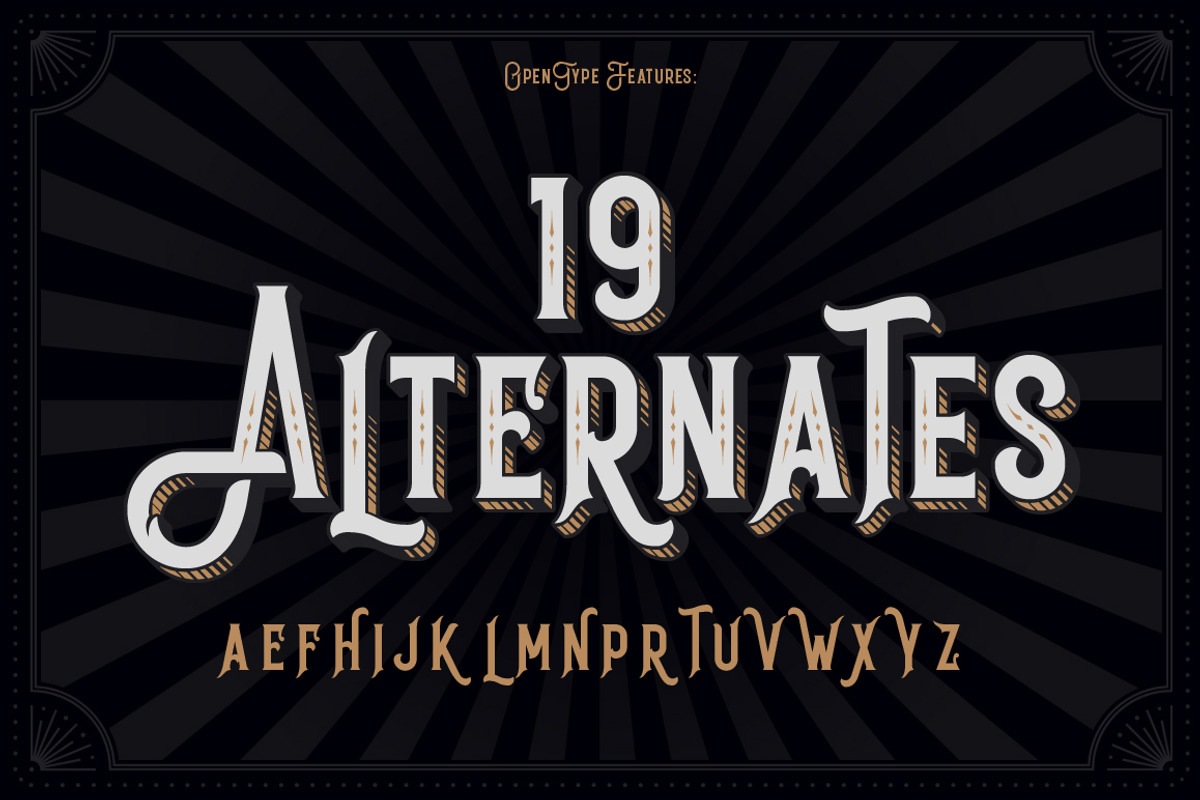 Black Queen font + bonus graphics, a Serif Font by Gleb Guralnyk (Photo 5 of 6)