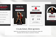 Fitness Gym Pinterest Pin Templates, a Social Media Template by DigiPax (Thumbnail 5 of 11)