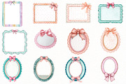 Coquette Easter Day Bow Frame Bundle, an Illustration by Designworld (Thumbnail 4 of 6)