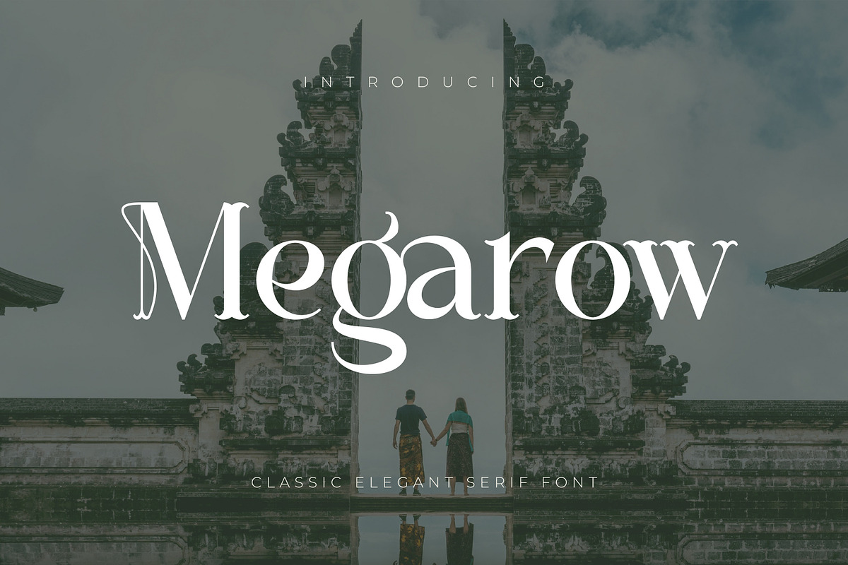 Megarow, a Serif Font by Rishsketch (Photo 1 of 13)