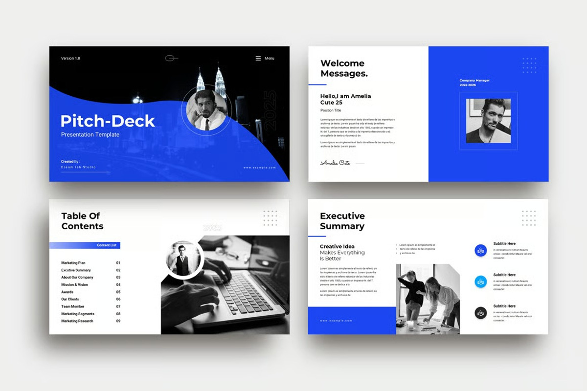 Business Pitch Deck Presentation, a Presentation Template by Fit-tee (Photo 5 of 7)