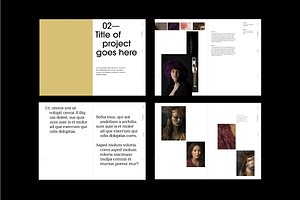 Fashion Portfolio Template 8.5x11