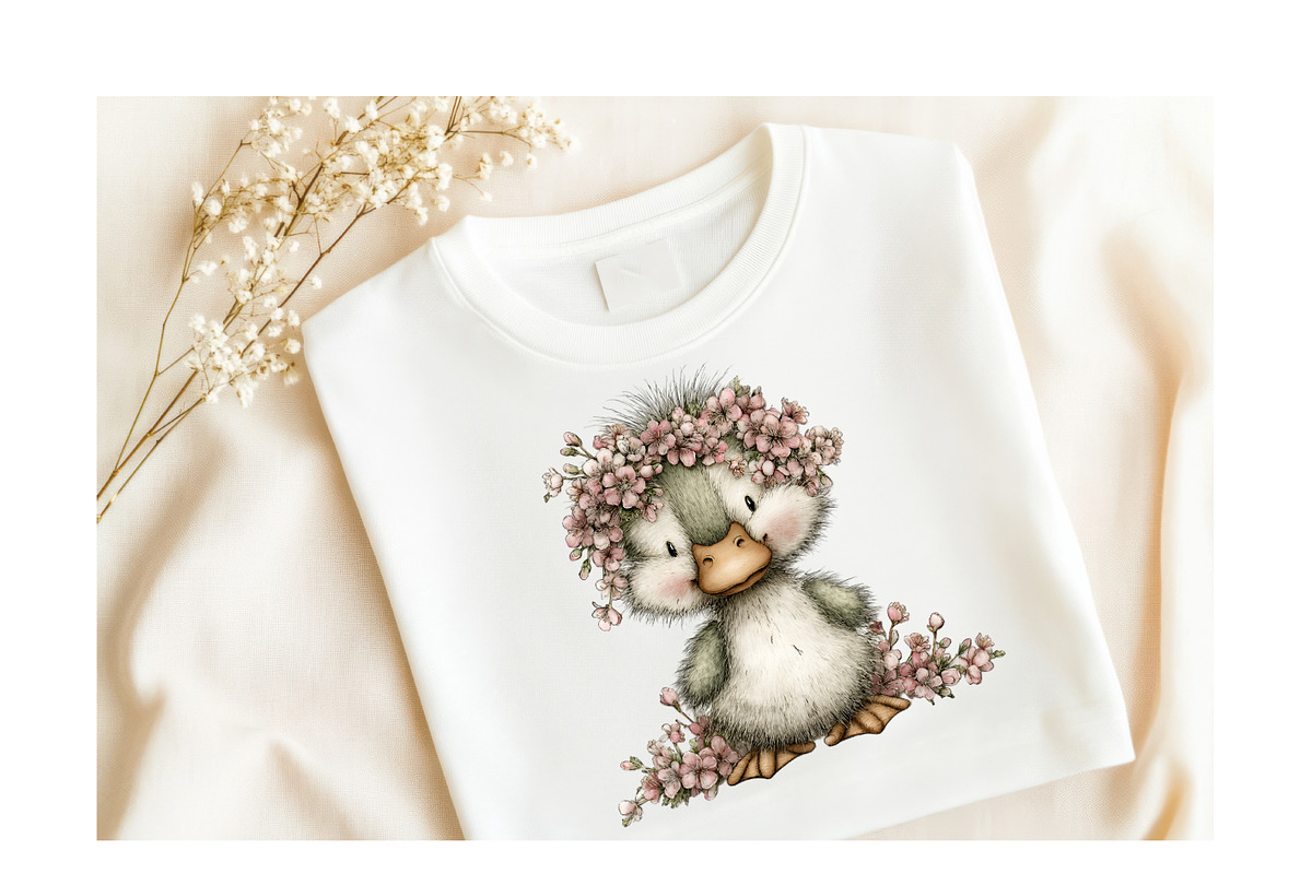 Whimsical Spring Duck Clipart Bundle, an Illustration by GatewayDesign (Photo 4 of 6)