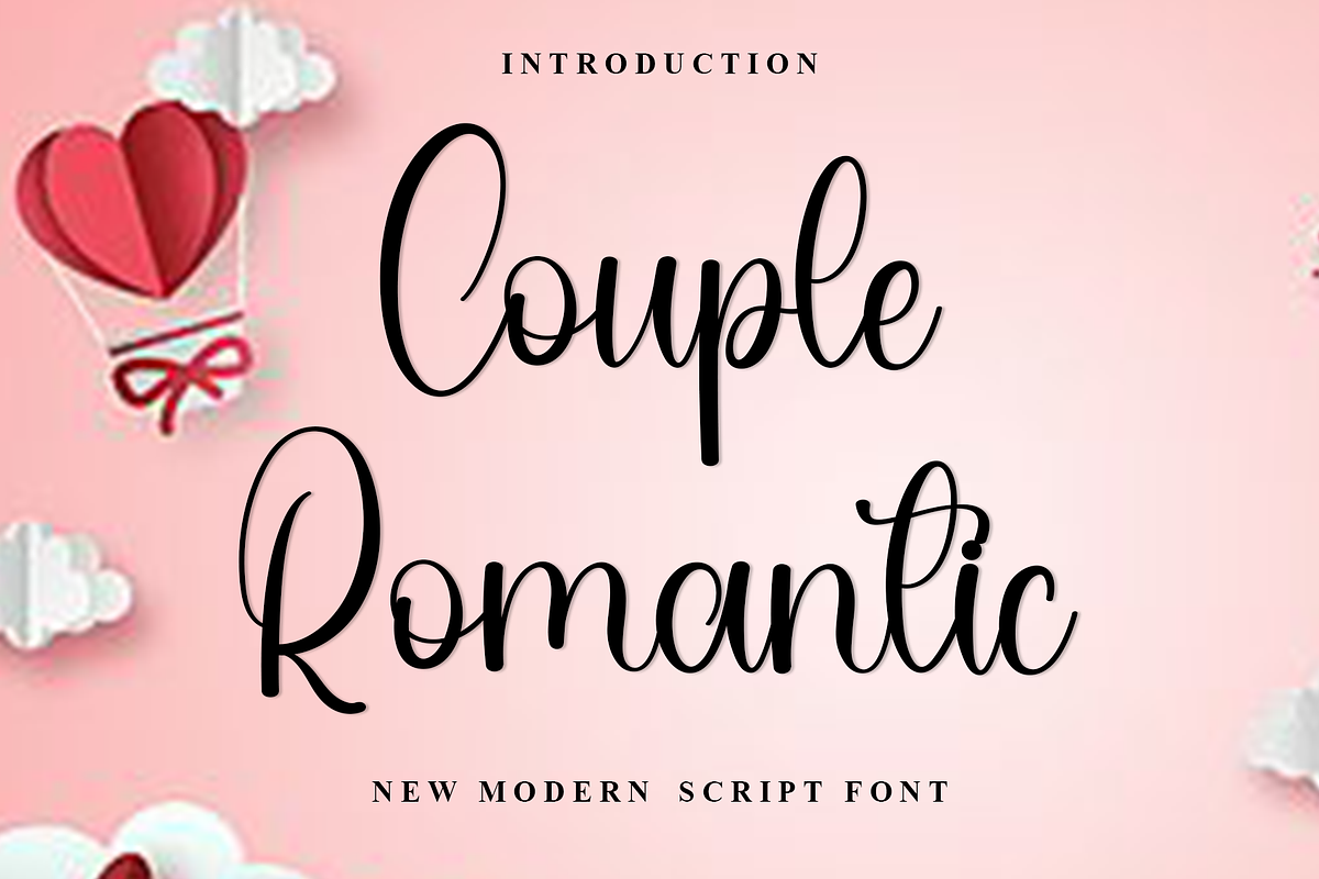 Couple Romantic, a Handwritten Font by FreshTypeINK (Photo 1 of 8)