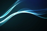 Abstract neon wave backgrounds set, a Technology Illustration by maximmmmum (Thumbnail 4 of 5)