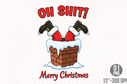 Funny Christmas Design PNG, an Illustration by Designking (Thumbnail 1 of 4)