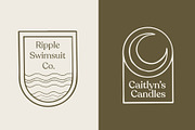200+ Abstract Boho Logo Graphics, an Object Graphic by Sydney Paige (Thumbnail 11 of 16)