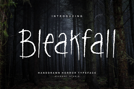 Bleakfall Font, a Symbol Font by Allouse Studio