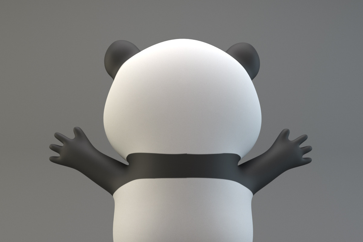 Cartoon Panda, an Animal 3D Model by XYZ Space (Photo 5 of 6)