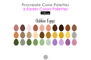 Easter Procreate Color Palettes