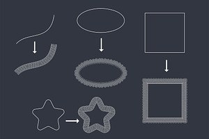 Certificate Brush Frames Collection