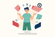 No Data Found Illustration, a Work Illustration by Partikusi Design (Thumbnail 1 of 3)