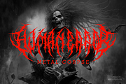 Gruthack - Death Metal Typeface, a Font by zamjumps (Thumbnail 2 of 6)