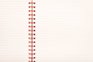 Lined Paper Notebook, a Background Photo by THP Creative