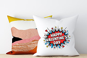 Comic Style Happy Valentine’s Day, an Illustration by DreamArtGraphic (Thumbnail 2 of 6)