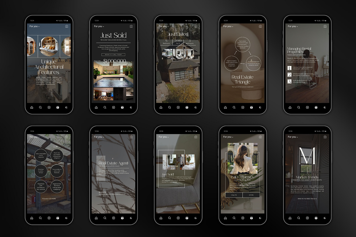 Faceless Real Estate Reels Videos, a Social Media Template by Meraki Templates (Photo 5 of 7)