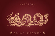 Chinese dragon vector material, an Animal Illustration by DesignFolioHub (Thumbnail 2 of 4)