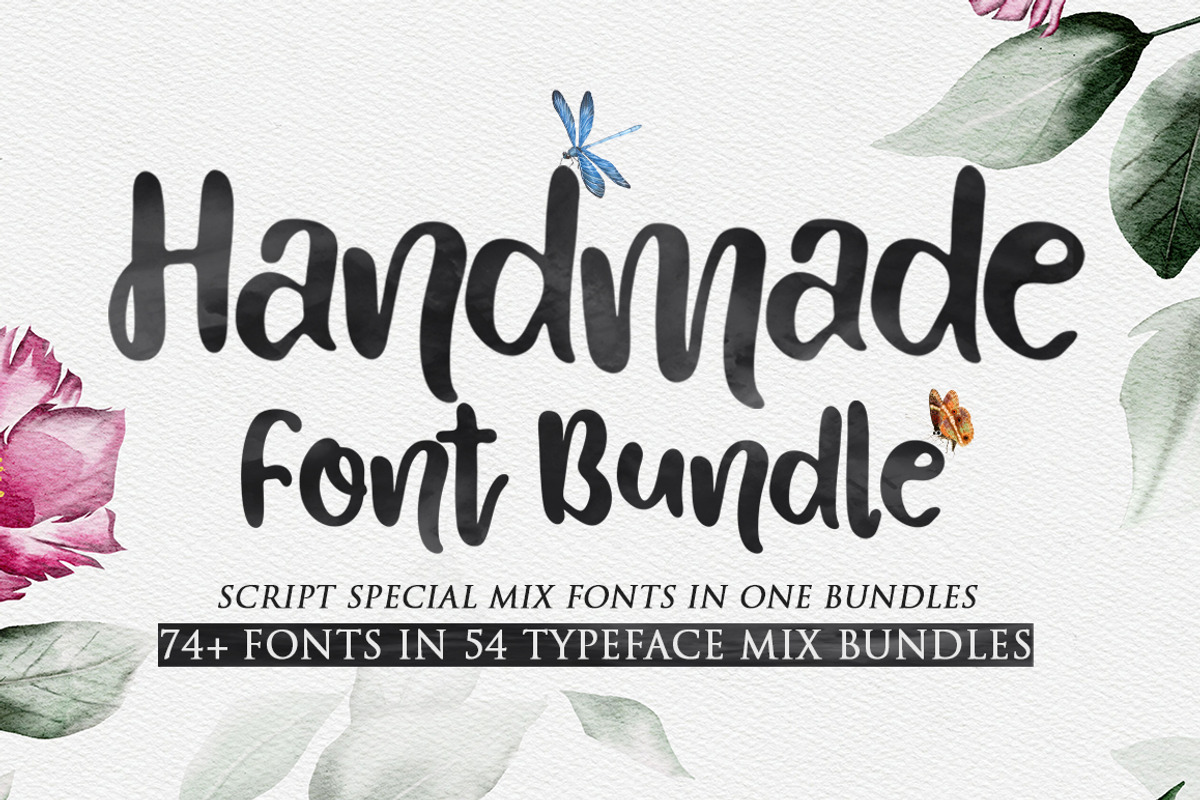 Handmade Font Bundle, a Handwritten Font by Natural Ink Studio (Photo 1 of 25)