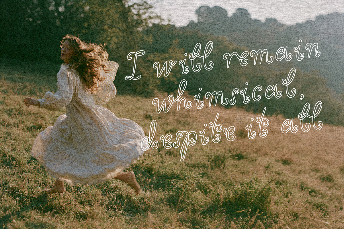 Curly-Twirly Whimsical Font Family, a Handwritten Font by Cute Atelier (Photo 2 of 12)