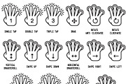Touch Gesture Icons, an Icon by Glimy (Thumbnail 3 of 5)