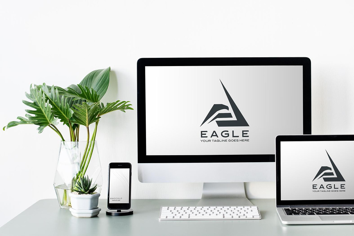 Modern Geometric Eagle Logo, a Branding & Logo Template by YUDesignStore (Photo 5 of 10)