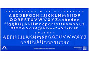 Aukim II Compressed, a Sans Serif Font by Aukimvisuel (Thumbnail 2 of 15)