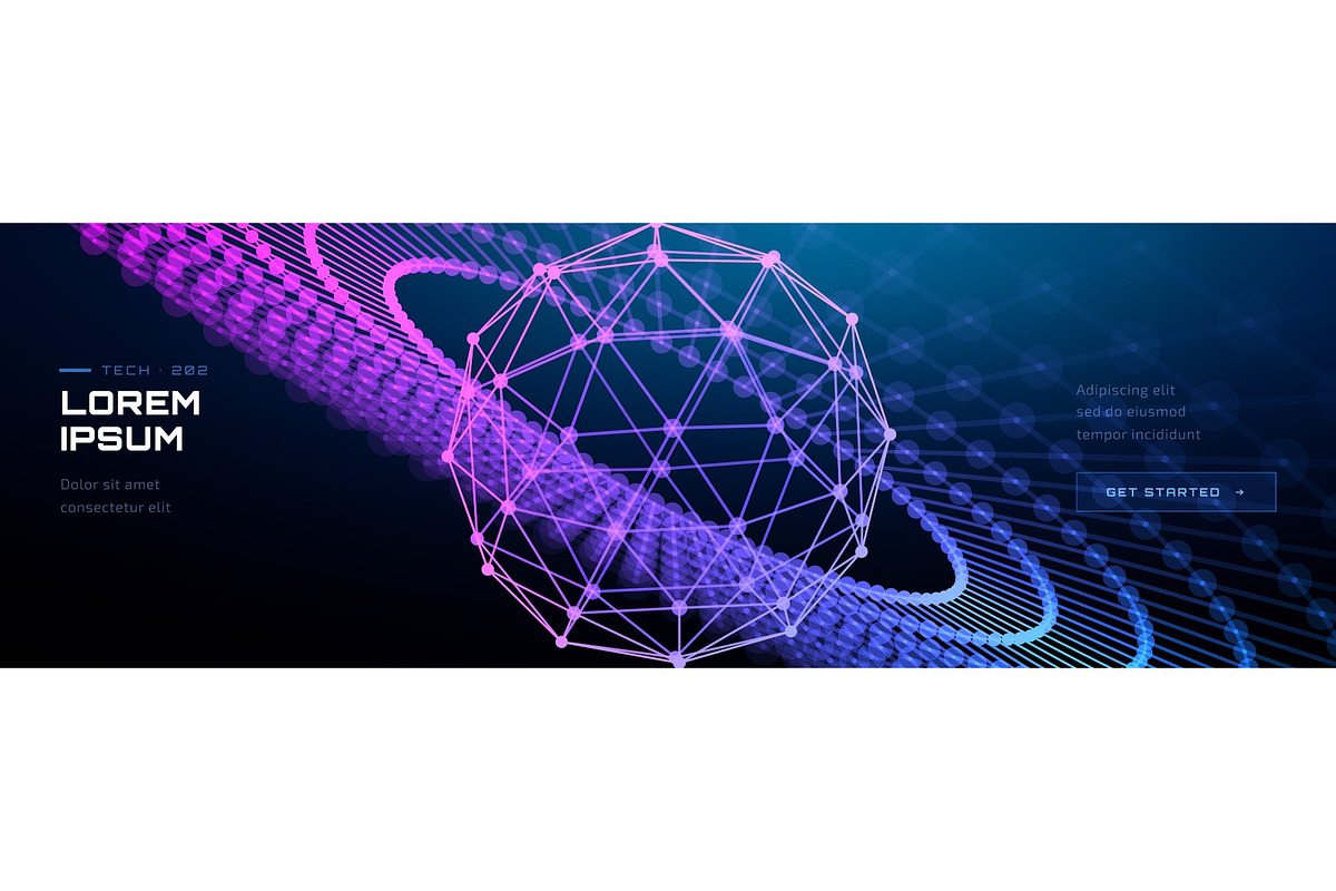 Data ai background for particle, a Technology Illustration by RDShop (Photo 2 of 3)