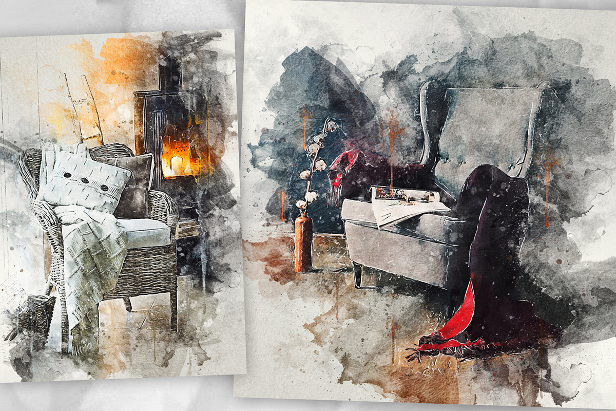 SplatterWatercolor2 Photoshop Action, an Action Add-On by GorynArt (Photo 21 of 27)