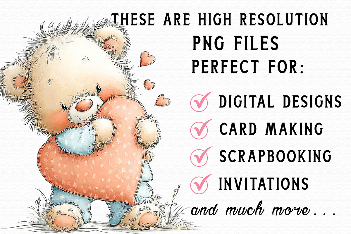 Baby Bear Clipart, an Illustration by Libby Wishes (Photo 3 of 7)