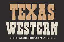 Texas Western – Western Display Font