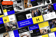 Hirata – Business PowerPoint, a Presentation Template by Dens Creative Studio (Thumbnail 1 of 6)