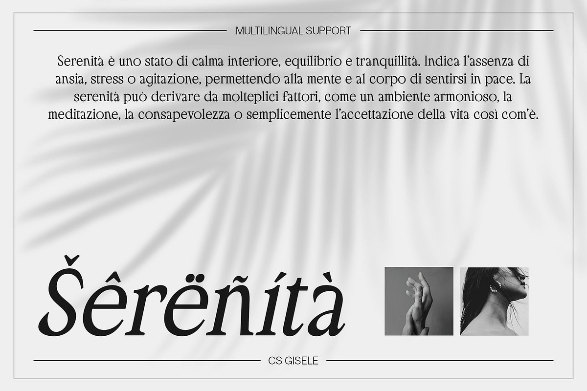 CS Gisele – Modern Font, a Serif Font by Craft Supply Co. (Photo 4 of 8)